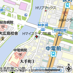 ホテルマイステイズ広島平和公園前周辺の地図