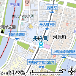 ウォンツ　舟入町店周辺の地図