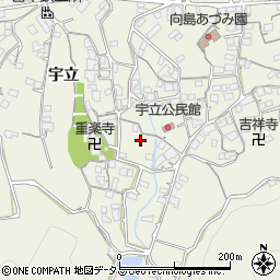 広島県尾道市向島町宇立8498-2周辺の地図