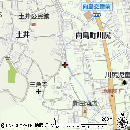 広島県尾道市向島町7474-1周辺の地図