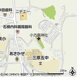 小方島神社周辺の地図