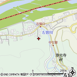 奈良県吉野郡吉野町左曽37-2周辺の地図