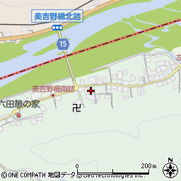 奈良県吉野郡吉野町六田1293周辺の地図