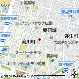 大衆酒場ゑびす 流川店周辺の地図