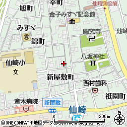 山口県長門市仙崎新屋敷町1184-1周辺の地図