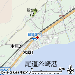 観音寺下周辺の地図
