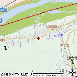 奈良県吉野郡吉野町左曽17周辺の地図
