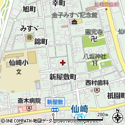 山口県長門市仙崎新屋敷町1183-1周辺の地図