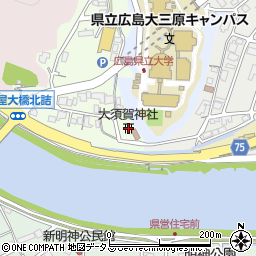 大須賀神社周辺の地図