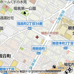 広島県広島市西区観音本町2丁目9周辺の地図