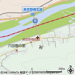奈良県吉野郡吉野町六田1603周辺の地図