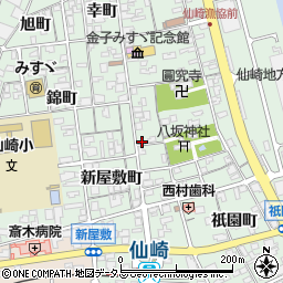山口県長門市仙崎新屋敷町1332-1周辺の地図