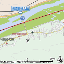 奈良県吉野郡吉野町六田1298周辺の地図