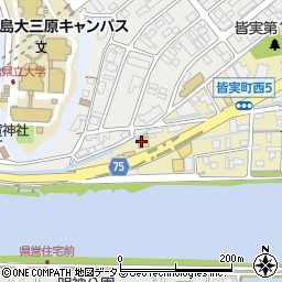 広島トヨタ　三原店周辺の地図
