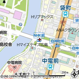 ＮＨＫ前周辺の地図