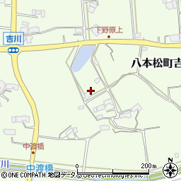 広島県東広島市八本松町吉川1444-1周辺の地図