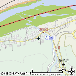 奈良県吉野郡吉野町左曽24周辺の地図