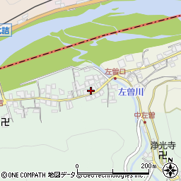 奈良県吉野郡吉野町左曽10周辺の地図