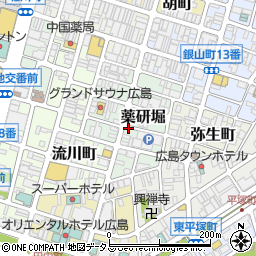 カープ鳥 薬研堀スタジアム本店周辺の地図