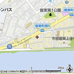 広島県三原市皆実6丁目9周辺の地図