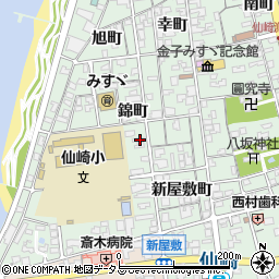 山口県長門市仙崎錦町1248周辺の地図