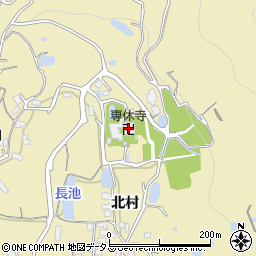 専休寺周辺の地図