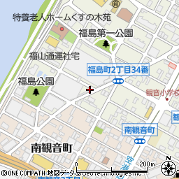 福山通運株式会社　広島支店集荷受付周辺の地図
