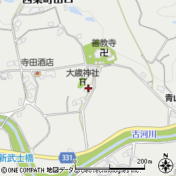 広島県東広島市西条町田口721周辺の地図