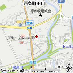 広島県東広島市西条町田口2764周辺の地図