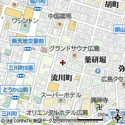水道レスキュー広島市中区流川町営業所周辺の地図