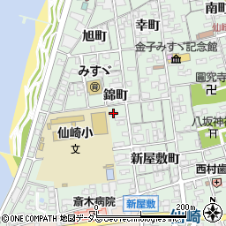 山口県長門市仙崎錦町1249周辺の地図