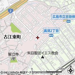 ヴェルディ　古江東町周辺の地図