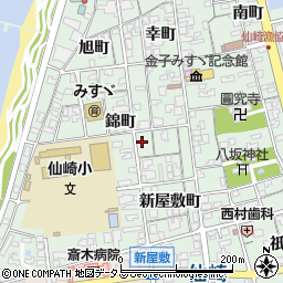 山口県長門市仙崎錦町1177周辺の地図