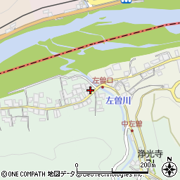 奈良県吉野郡吉野町左曽2周辺の地図