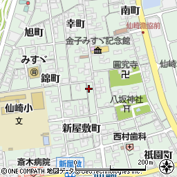 山口県長門市仙崎錦町1163周辺の地図