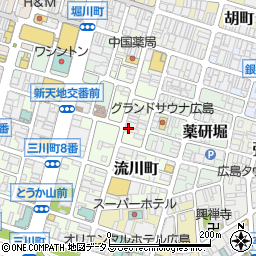 きらく 広島周辺の地図