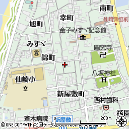 山口県長門市仙崎錦町1172周辺の地図