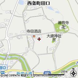 広島県東広島市西条町田口632周辺の地図