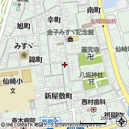山口県長門市仙崎錦町1164周辺の地図