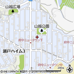 広島県安芸郡府中町瀬戸ハイム周辺の地図