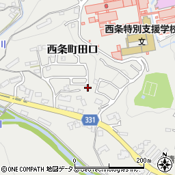 広島県東広島市西条町田口10313周辺の地図