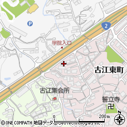 広島県広島市西区古江東町16周辺の地図