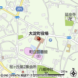 奈良県大淀町（吉野郡）周辺の地図
