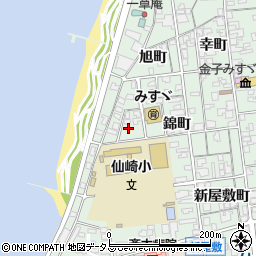 山口県長門市仙崎錦町1257周辺の地図