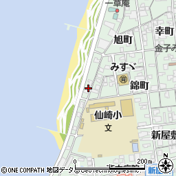 山口県長門市仙崎錦町1850周辺の地図