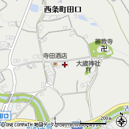 広島県東広島市西条町田口631周辺の地図