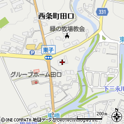 広島県東広島市西条町田口2769周辺の地図