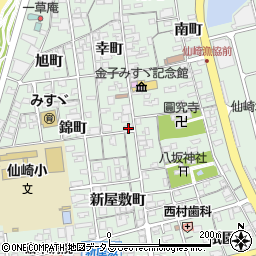 山口県長門市仙崎錦町1296周辺の地図