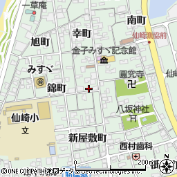 山口県長門市仙崎錦町1295周辺の地図