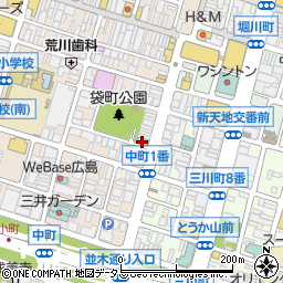 アレーホテル広島並木通周辺の地図